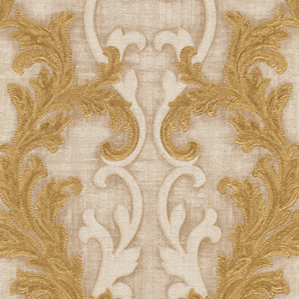 Versace-Home-Versace-2-962323-tapeta-ornamenty-Vintage-adamaszek-efekt-postarzenia-klasyczny-kolory-bezowy-kremowy-zloty-metaliczny-3 Versace Home Versace 2962323 tapeta ornamenty Vintage adamaszek efekt postarzenia klasyczny kolory beżowy kremowy złoty metaliczny - tapeta przeznaczona do pomieszczeń: przedpokój, kuchnia, biuro, sypialnia, pomieszczenie o dużym natężeniu ruchu.