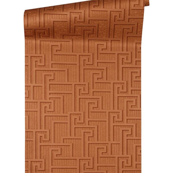 Versace-Home-Versace-2-962362-tapeta-geometryczny-kolory-brazowy-miedziany-metaliczny-pomaranczowy-2 Versace Home Versace 2962362 tapeta geometryczny kolory brązowy miedziany metaliczny pomarańczowy - tapeta przeznaczona do pomieszczeń: przedpokój, salon, sypialnia.