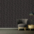 Versace Home Versace 2962363 tapeta geometryczny kolory czarny szary metaliczny - tapeta przeznaczona do pomieszczeń: przedpokój, salon, sypialnia.