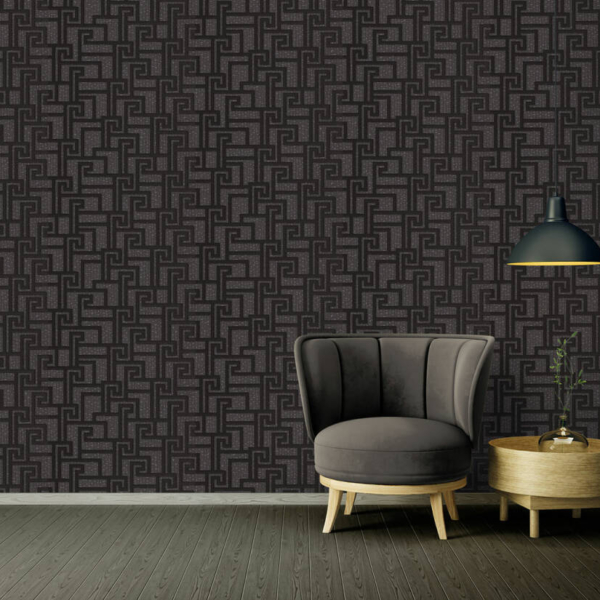 Versace-Home-Versace-2-962363-tapeta-geometryczny-kolory-czarny-szary-metaliczny-4 Versace Home Versace 2962363 tapeta geometryczny kolory czarny szary metaliczny - tapeta przeznaczona do pomieszczeń: przedpokój, salon, sypialnia.