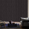 Versace Home kolekcja Versace 2 - 2962363 tapeta geometryczny kolory czarny szary metaliczny - tapeta przeznaczona do pomieszczeń: przedpokój, salon, sypialnia.