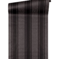 Versace Home Versace 2962373 tapeta paski kolory czarny szary metaliczny - tapeta przeznaczona do pomieszczeń: przedpokój, salon, sypialnia.