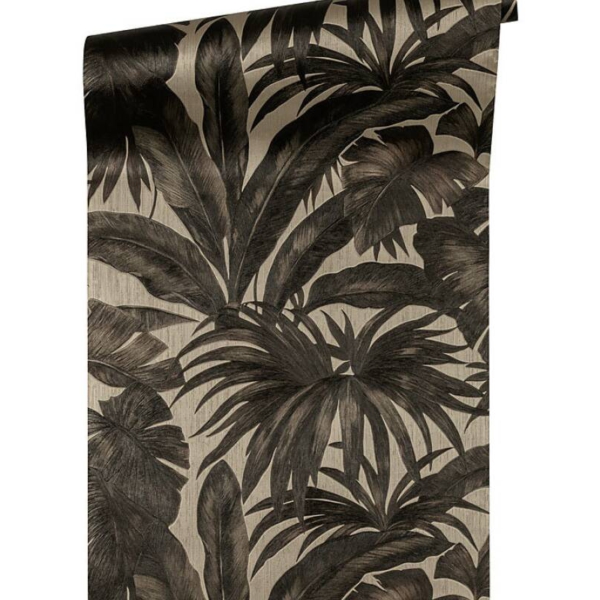 Versace-Home-Versace-2-962401-tapeta-dzungla-rosliny-liscie-kolory-brazowy-metaliczny-2 Versace Home Versace 2962401 tapeta dżungla rośliny liście kolory brązowy metaliczny - tapeta przeznaczona do pomieszczeń: przedpokój, salon, biuro, sypialnia.