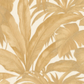Versace Home Versace 2962404 tapeta dżungla rośliny liście kolory kremowy złoty metaliczny - tapeta przeznaczona do pomieszczeń: przedpokój, salon, biuro, sypialnia.
