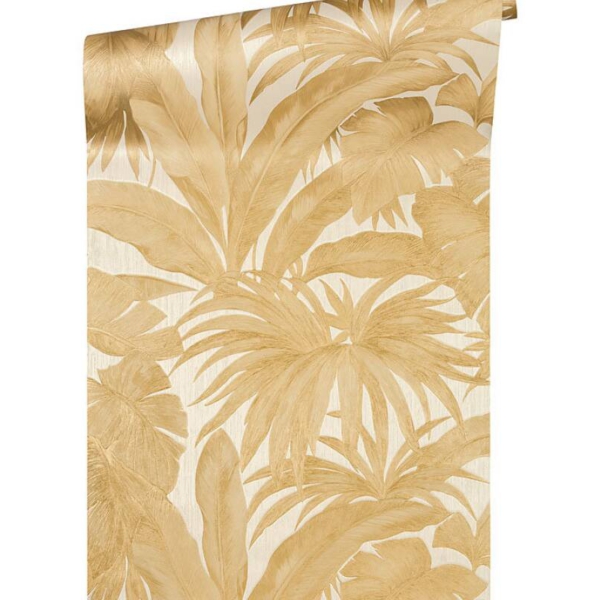 Versace-Home-Versace-2-962404-tapeta-dzungla-rosliny-liscie-kolory-kremowy-zloty-metaliczny-2 Versace Home Versace 2962404 tapeta dżungla rośliny liście kolory kremowy złoty metaliczny - tapeta przeznaczona do pomieszczeń: przedpokój, salon, biuro, sypialnia.