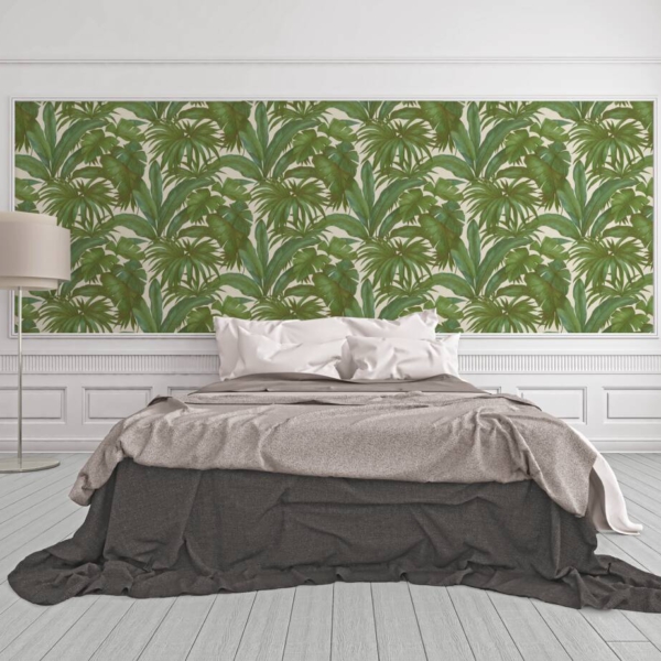 Versace-Home-Versace-2-962405-tapeta-dzungla-rosliny-liscie-kolory-bezowy-zielony-metaliczny-11 Versace Home kolekcja Versace 2 - 2962405 tapeta dżungla rośliny liście kolory beżowy zielony metaliczny - tapeta przeznaczona do pomieszczeń: przedpokój, salon, biuro, sypialnia.