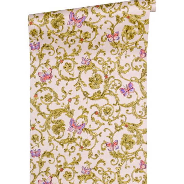 Versace-Home-Versace-3-343254-tapeta-ornamenty-zwierzeta-Vintage-rosliny-ornamenty-zwierzeta-Vintage-rosliny-kwiaty-kolory-niebieski-zloty-metaliczny-rozowy-2 Versace Home Versace 3343254 tapeta ornamenty zwierzęta Vintage rośliny ornamenty zwierzęta Vintage rośliny kwiaty kolory niebieski złoty metaliczny różowy - tapeta przeznaczona do pomieszczeń: przedpokój, salon, sypialnia.