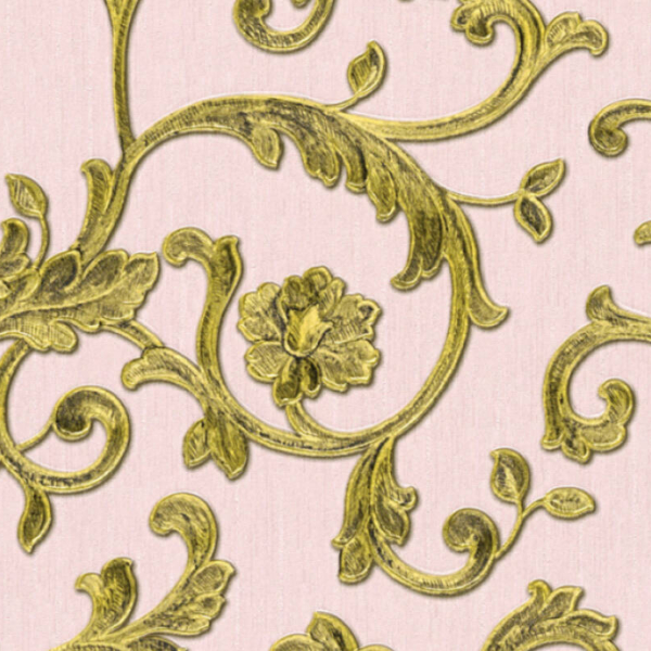 Versace-Home-Versace-3-343264-tapeta-ornamenty-rosliny-Vintage-kolory-niebieski-zloty-metaliczny-rozowy-3 Versace Home Versace 3343264 tapeta ornamenty rośliny Vintage kolory niebieski złoty metaliczny różowy - tapeta przeznaczona do pomieszczeń: przedpokój, salon, sypialnia.