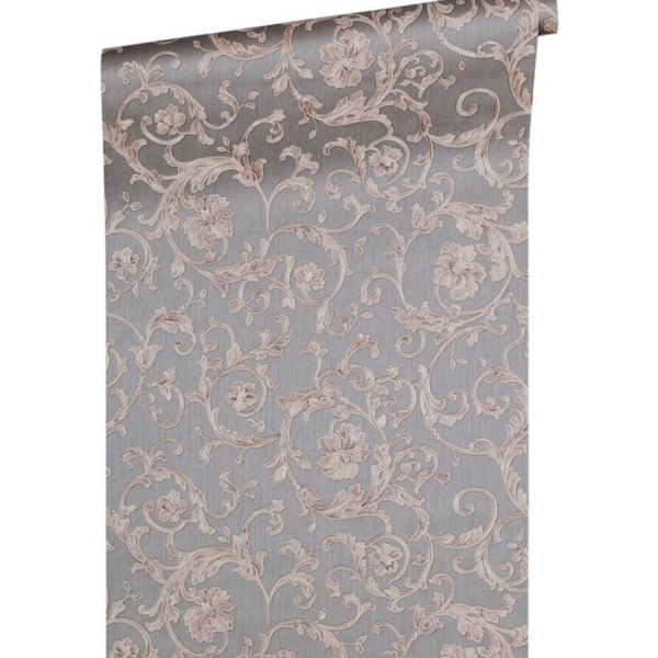 Versace-Home-Versace-3-343265-tapeta-ornamenty-zwierzeta-Vintage-rosliny-ornamenty-rosliny-Vintage-kolory-szary-metaliczny-fioletowy-srebrny-2 Versace Home Versace 3343265 tapeta ornamenty zwierzęta Vintage rośliny ornamenty rośliny Vintage kolory szary metaliczny fioletowy srebrny - tapeta przeznaczona do pomieszczeń: przedpokój, salon, sypialnia.