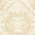Versace Home Versace 3349044 tapeta zwierzęta ornamenty kolory beżowy kremowy metaliczny - tapeta przeznaczona do pomieszczeń: przedpokój, salon, sypialnia.