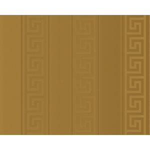 Versace Home Versace 3935242 tapeta paski wzór grecki kolory złoty metaliczny - tapeta przeznaczona do pomieszczeń: przedpokój, salon, biuro, sypialnia.
