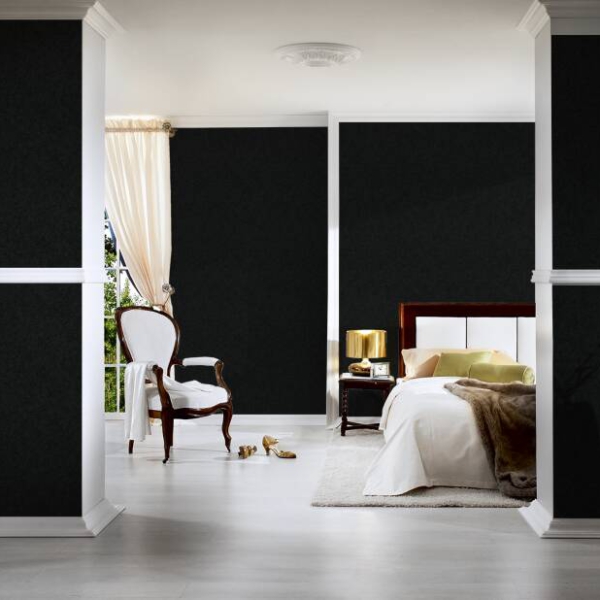 Versace-Home-Versace-3-935824-tapeta-jednolita-kolory-czarny-5 Versace Home kolekcja Versace 3 - 3935824 tapeta jednolita kolory czarny - tapeta przeznaczona do pomieszczeń: przedpokój, kuchnia, salon, biuro, sypialnia.