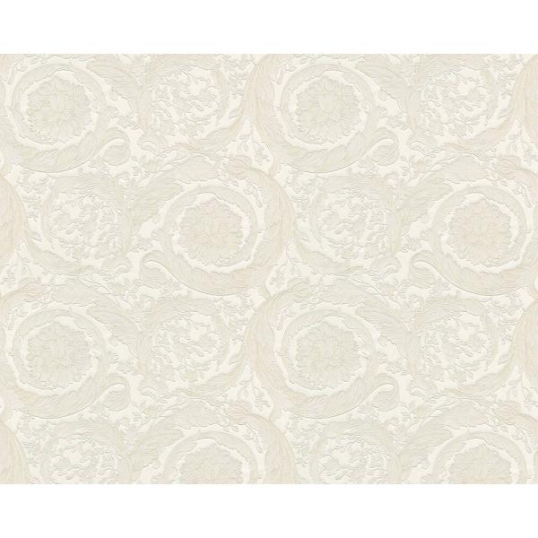 Versace-Home-Versace-3-935832-tapeta-kwiaty-ornamenty-liscie-rosliny-kolory-kremowy-metaliczny-1 Versace Home Versace 3935832 tapeta kwiaty ornamenty liście rośliny kolory kremowy metaliczny - tapeta przeznaczona do pomieszczeń: przedpokój, salon, biuro, sypialnia.