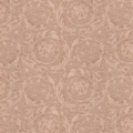 Versace Home Versace 4366922 tapeta kwiaty ornamenty liście rośliny kolory miedziany metaliczny srebrny - tapeta przeznaczona do pomieszczeń: salon, sypialnia.