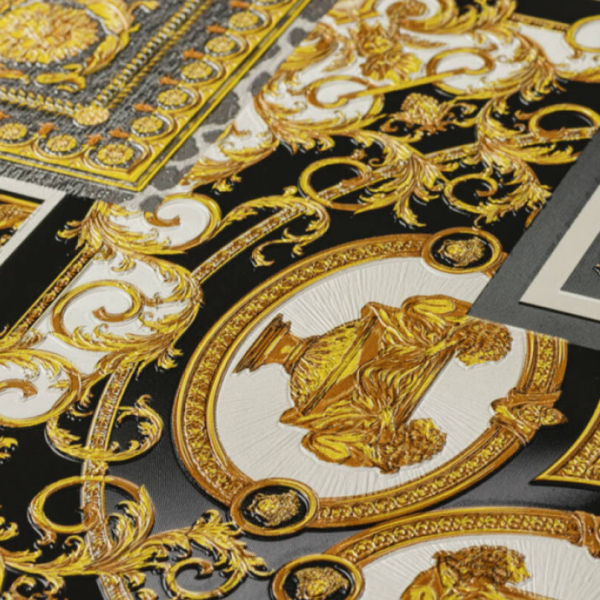 Versace-Home-Versace-4-370483-tapeta-kwiaty-liscie-rosliny-ornamenty-zwierzeta-klasyczny-kolory-czarny-brazowy-miedziany-zloty-metaliczny-bialy-3 Versace Home Versace 4370483 tapeta kwiaty liście rośliny ornamenty zwierzęta klasyczny kolory czarny brązowy miedziany złoty metaliczny biały - tapeta przeznaczona do pomieszczeń: przedpokój, kuchnia, salon, sypialnia.