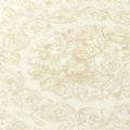 Versace Home Versace 4370551 tapeta kwiaty liście ornamenty rośliny kolory beżowy kremowy metaliczny biały - tapeta przeznaczona do pomieszczeń: przedpokój, salon, sypialnia.