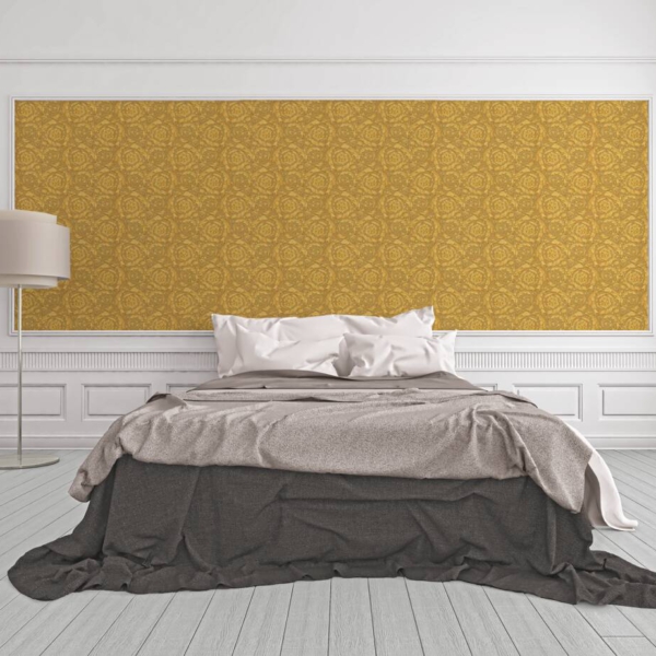 Versace-Home-Versace-4-935833-tapeta-kwiaty-ornamenty-liscie-rosliny-metal-kolory-metaliczny-11 Versace Home kolekcja Versace 4 - 4935833 tapeta kwiaty ornamenty liście rośliny metal kolory metaliczny - tapeta przeznaczona do pomieszczeń: przedpokój, kuchnia, salon, biuro, sypialnia.