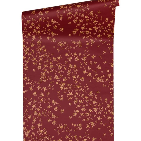 Versace-Home-Versace-4-935857-tapeta-kwiaty-liscie-rosliny-kolory-bezowy-brazowy-metaliczny-czerwony-2 Versace Home Versace 4935857 tapeta kwiaty liście rośliny kolory beżowy brązowy metaliczny czerwony - tapeta przeznaczona do pomieszczeń: łazienka, przedpokój, salon, sypialnia.