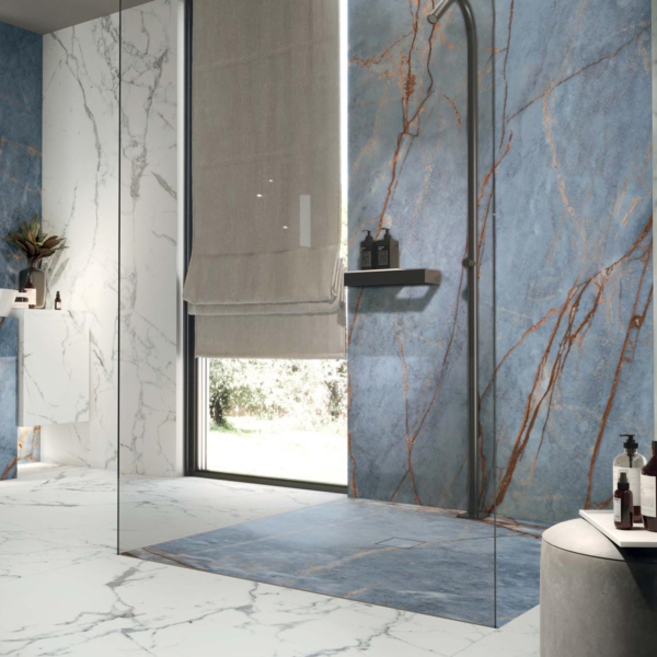 Florim-Rex-Heritage-Luxe-Heritage-azure-gres-plyty-wielkoformatowe-plytki-mozaika-marmur-2.jpg Florim Rex z kolekcji Heritage Luxe model Heritage azure to gres dostępny w formie wielkoformatowych gresów, płytek gresowych i jako mozaiki. Wzór tego modelu to marmur a jego kolory to niebieski, szary, brązowy.