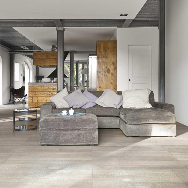 Florim-Rex-I-Classici-di-Rex-Deco-Wood-White-gres-plyty-wielkoformatowe-plytki-mozaika-drewno-7 Florim Rex z kolekcji I Classici di Rex model Decò Wood White to gres dostępny w formie wielkoformatowych gresów, płytek gresowych i jako mozaiki. Wzór tego modelu to drewno a jego kolory to szary, beżowy, brązowy.