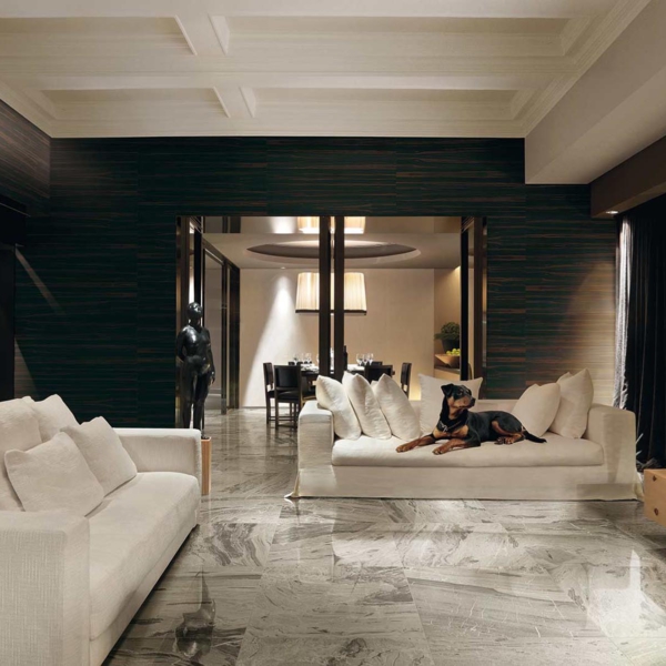 Florim-Rex-I-Marmi-di-Rex-Marble-Gray-gres-plyty-wielkoformatowe-plytki-mozaika-marmur-4 Florim Rex z kolekcji I Marmi di Rex model Marble Gray to gres dostępny w formie wielkoformatowych gresów, płytek gresowych i jako mozaiki. Wzór tego modelu to marmur a jego kolory to szary, biały, grafitowy.