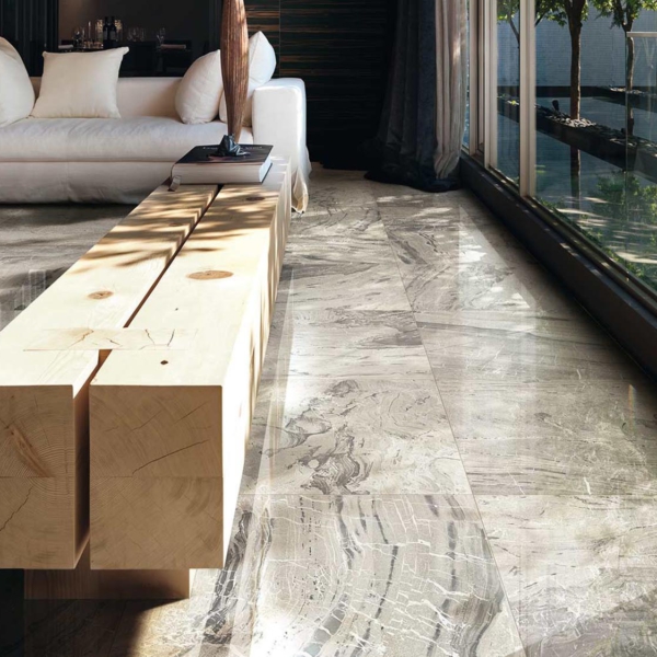 Florim-Rex-I-Marmi-di-Rex-Marble-Gray-gres-plyty-wielkoformatowe-plytki-mozaika-marmur-5 Florim Rex z kolekcji I Marmi di Rex model Marble Gray to gres dostępny w formie wielkoformatowych gresów, płytek gresowych i jako mozaiki. Wzór tego modelu to marmur a jego kolory to szary, biały, grafitowy.