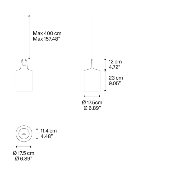 JIM-CILINDER-Lodes-Metalowa-lampa-wiszaca-sufitowa-LED-wymiary-1 Lodes JIM CILINDER to
metalowa lampa wisząca sufitowa LED włoskiej marki Lodes.