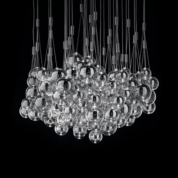 RANDOM-Lodes-Lampa-wiszaca-sufitowa-LED-z-dmuchanego-szkla-3 Lodes RANDOM to lampa wisząca sufitowa LED z dmuchanego szkła włoskiej marki Lodes.