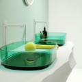 Relaxdesign-umywalka-whitelabel-zielony-lumenit