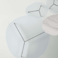 Tonelli Design After9 stolik kawowy z marmurowym blatem