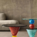 Tonelli Design Alice stolik boczny ze szkła handmade