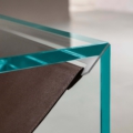 Tonelli Design Amaca kwadratowy stolik boczny ze szkła