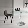 Tonelli Design Bakkarat stół okrągły z kryształu