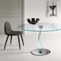 Tonelli Design Bakkarat stół okrągły z kryształu