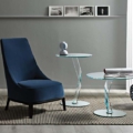 Tonelli Design Bakkarat stolik kawowy ze szkła