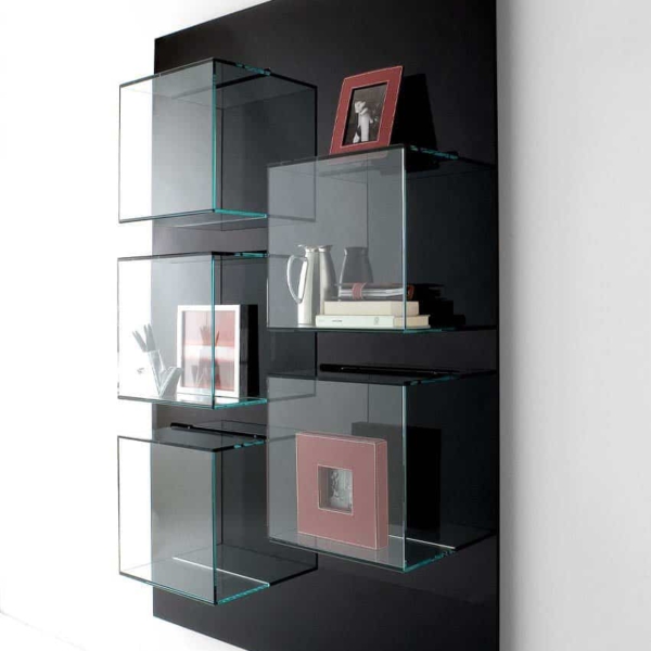 Tonelli-Design-Dazibao-scienne-regaly-na-ksiazki-ze-szkla-A5 Tonelli Design Dazibao ścienne regały na książki ze szkła