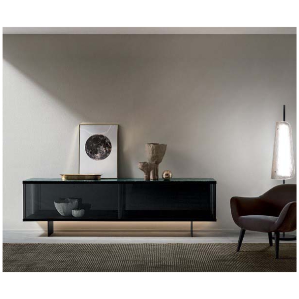 Tonelli-Design-East-Side-szafka-ze-szkla-z-drzwiami-przesuwnymi-z-wbudowanym-oswietleniem-A2 Tonelli Design East Side szafka ze szkła z drzwiami przesuwnymi z wbudowanym oświetleniem