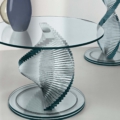 Tonelli Design Elica stolik kawowy ze szkła