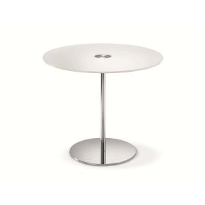 Tonelli Design Farniente Alto okrągły stół ze szkła hartowanego