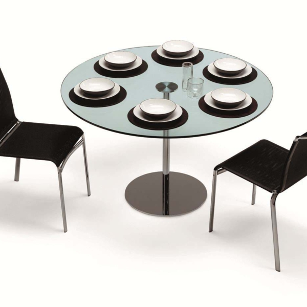 Tonelli-Design-Farniente-Alto-okragly-stol-ze-szkla-hartowanego-2 Tonelli Design Farniente Alto okrągły stół ze szkła hartowanego