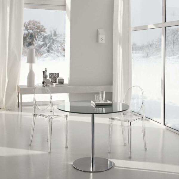 Tonelli-Design-Farniente-Alto-okragly-stol-ze-szkla-hartowanego-4 Tonelli Design Farniente Alto okrągły stół ze szkła hartowanego