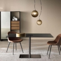 Tonelli Design Farniente Alto okrągły stół ze szkła hartowanego