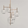 Tonelli Design Hyperion żyrandol LED z Pyrex®
