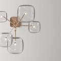 Tonelli Design Hyperion żyrandol LED z Pyrex®