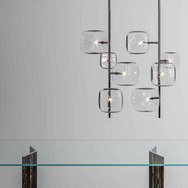 Tonelli-Design-Hyperion-zyrandol-LED-z-Pyrex-4 Tonelli Design Hyperion żyrandol LED z Pyrex®