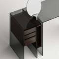 Tonelli Design Marcell lustro stołowe okrągłe ze szkła