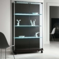 Tonelli Design Medora witryna z kryształu na kółkach