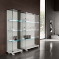 Tonelli Design Medora witryna z kryształu na kółkach