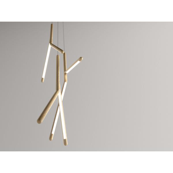 Tonelli-Design-Noum-wiszaca-lampa-LED-z-drewna-1 Tonelli Design Noum wisząca lampa LED z drewna