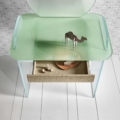 Tonelli Design Opalina toaletka z opalowego szkła